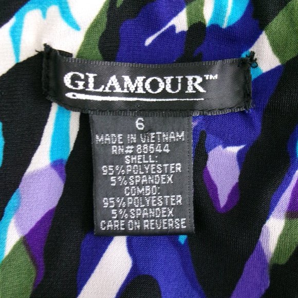 Racerback Stretch Jersey Maxi Dress Bold Print Turquoise Purple Black Olive 6 - Picture 13 of 14